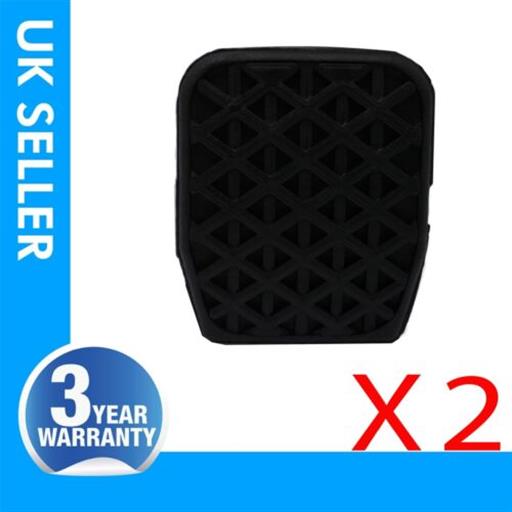 2X CLUTCH BRAKE PEDAL RUBBER 