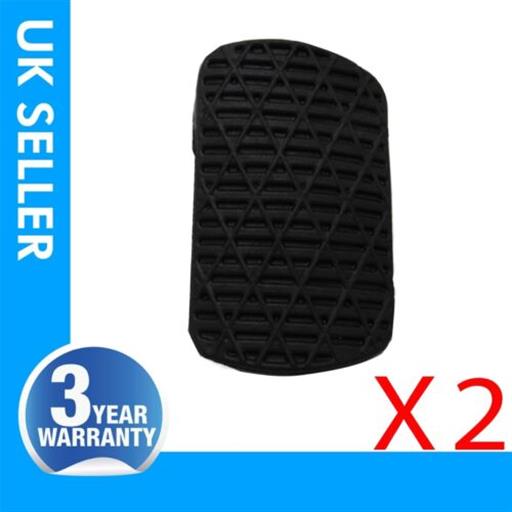 2X CLUTCH BRAKE PEDAL RUBBER PAD COVER FITS MERCEDES CLK C208 COUPE 1232910082 