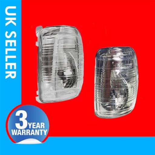 2X WING MIRROR INDICATOR LENS LIGHT FOR FORD TRANSIT MK8 BK311B381CA 