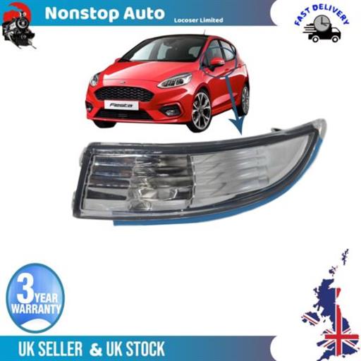 WING MIRROR INDICATOR LIGHT LENS LEFT SIDE FITS FORD FIESTA MK6 B-MAX 