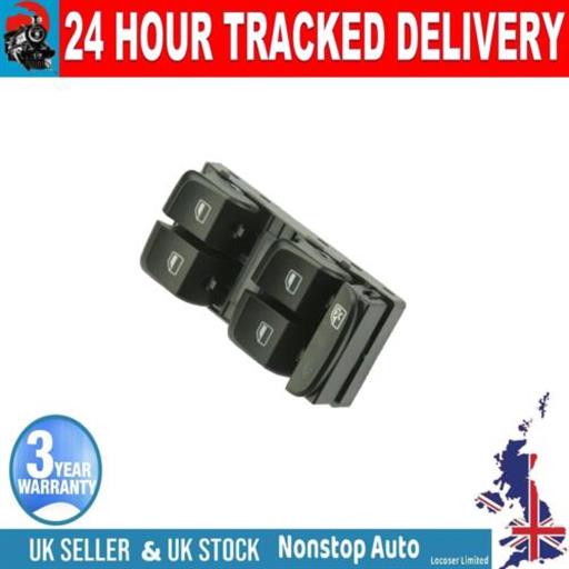 FRONT DRIVER SIDE POWER WINDOW CONTROL SWITCH 