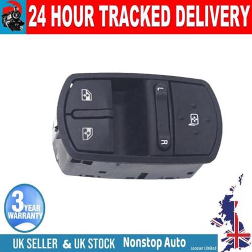 POWER WINDOW AND WING MIRROR CONTROL SWITCH FOR OPEL VAUXHALL CORSA MK3 13258521 