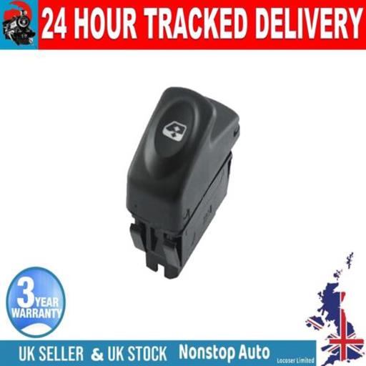 POWER WINDOW CONTROL SWITCH FOR RENAULT KANGOO CLIO MK2 MEGANE 7700 838 101 