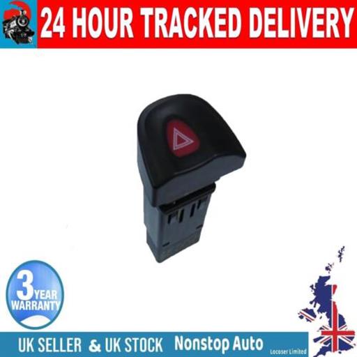 HAZARD WARNING LIGHT EMERGENCY SWITCH BUTTON FOR RENAULT MEGANE MK1 7700435867 