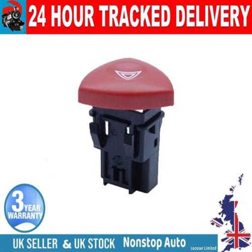 HAZARD WARNING LIGHT EMERGENCY SWITCH BUTTON 