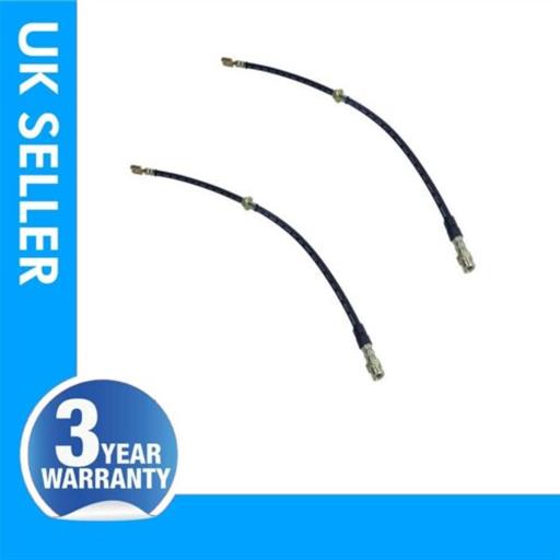 2X BRAKE HOSE PIPE 