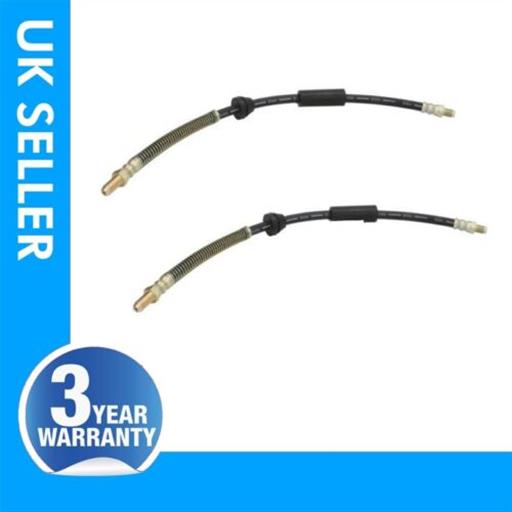 2X REAR BRAKE HOSE PIPE FOR FORD ESCORT ORION 7272225 