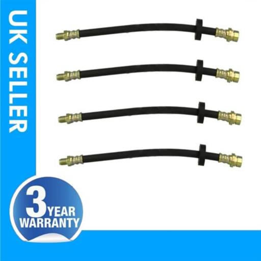 4X FRONT & REAR BRAKE HOSE PIPE FITS FORD MONDEO MK3 1114758 ,1126960 