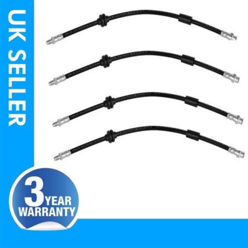 4X FRONT & REAR BRAKE HOSE PIPE FITS BMW X3 (E83) 34303411443 