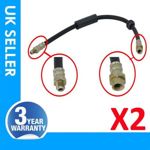 2X REAR BRAKE HOSE PIPE 