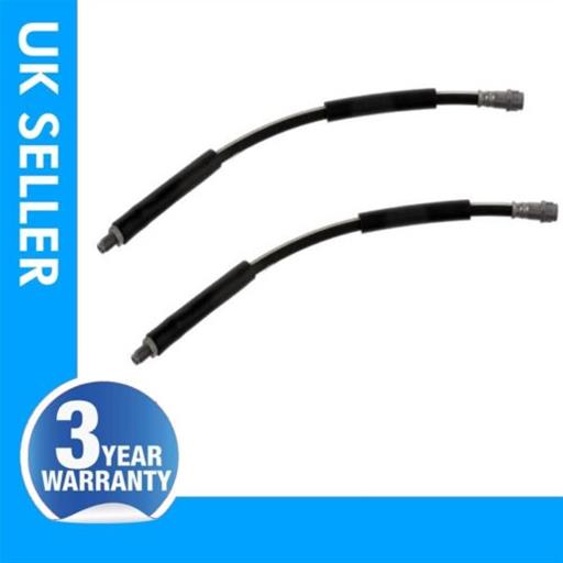 2X FRONT BRAKE HOSE PIPE 