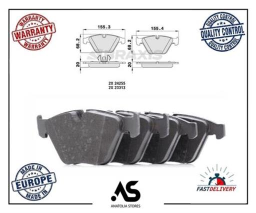 BRAKE PAD SET FRONT 34112288858