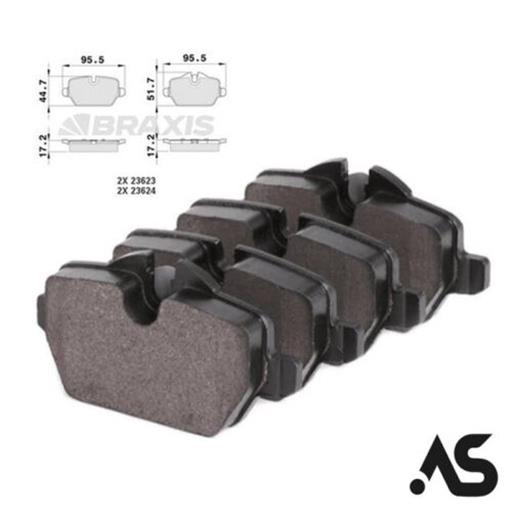 REAR BRAKE PAD SET DISCS BRAKE SET OF 4