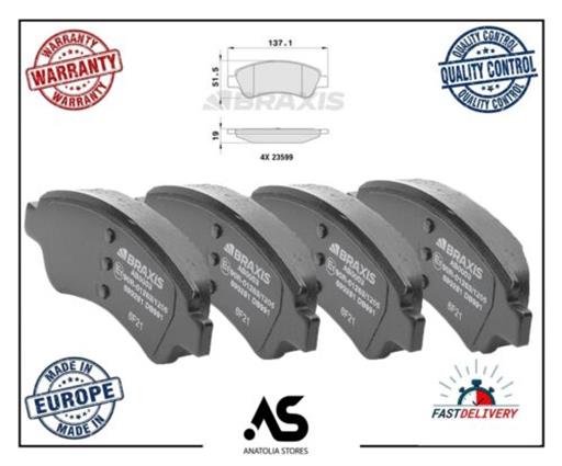 BRAKE PAD SET FRONT 425218