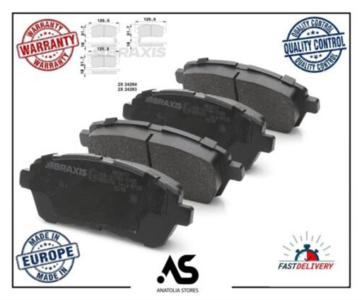 BRAKE PAD SET DISCS FRONT 1788734