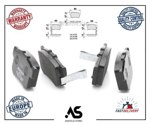 BRAKE PAD SET DISC BRAKE REAR 43022SED000