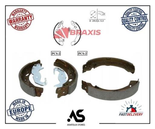 BRAKE SHOES SET REAR 1550225