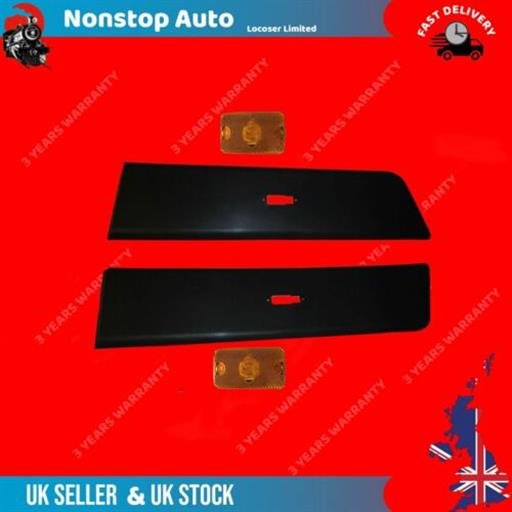 2X REAR PANEL MOULDING TRIM SIDE INDICATOR 