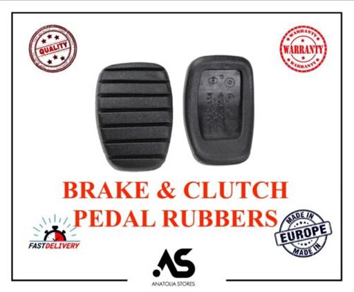 2X PEDAL COVER PAD BRAKE CLUTCH