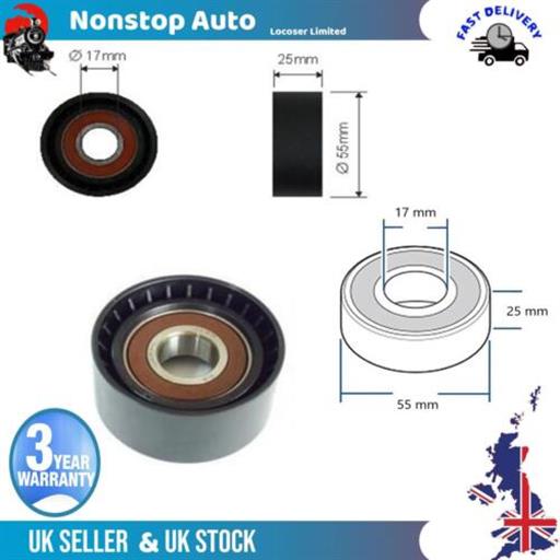 V-RIBBED BELT TENSIONER PULLEY FOR FORD FIESTA V FUSION 575189 