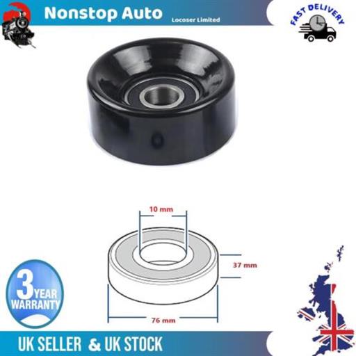 FAN BELT TENSIONER PULLEY FITS FORD TRANSIT MK6 2.4 RWD LTI TX LDV 1770837 