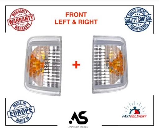 DOOR WING MIRROR INDICATOR LENS LAMP COVER LEFT & RIGHT