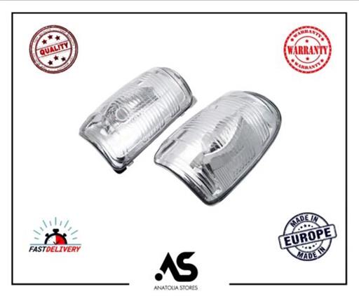 INDICATOR LENS COVER WING MIRROR CLEAR LEFT & RIGHT