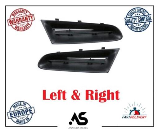 PANEL GRILL SET FRONT BUMPER LEFT & RIGHT SIDE