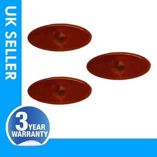 3X SIDE DOOR PANEL MOULDING INDICATOR LENS 