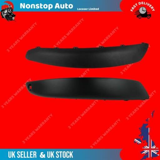 2X FRONT BUMPER PROTECTIVE MOULDING 