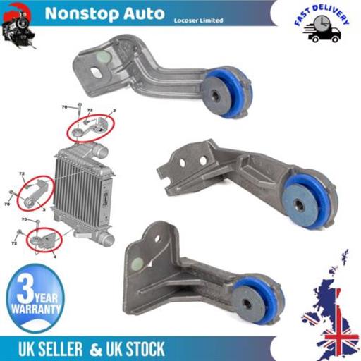 3X INTERCOOLER BRACKET HOLDER UPPER&LOWER&CENTER 