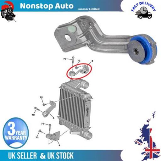 INTERCOOLER RADIATOR BRACKET UPPER HOLDER 