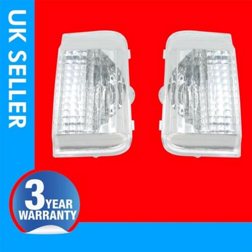 2X GENUINE DOOR WING MIRROR INDICATOR LIGHT LENS LEFT RIGHT 