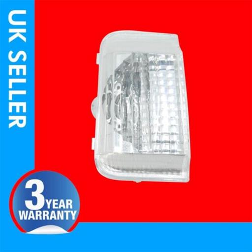 GENUINE DOOR WING MIRROR INDICATOR LIGHT LENS LEFT SIDE 