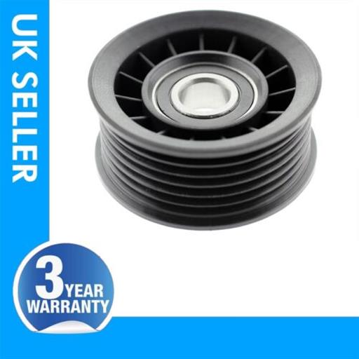 FOR VAUXHALL OMEGA VECTRA SIGNUM FAN BELT TENSIONER PULLEY- V-RIBBED IDLER 