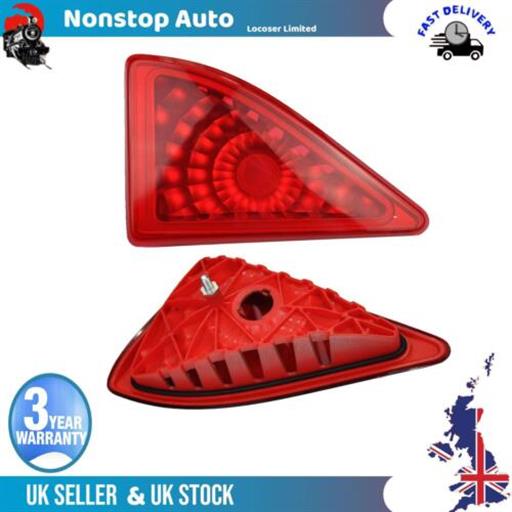 REAR RED CENTRAL BRAKE LIGHT LAMP 